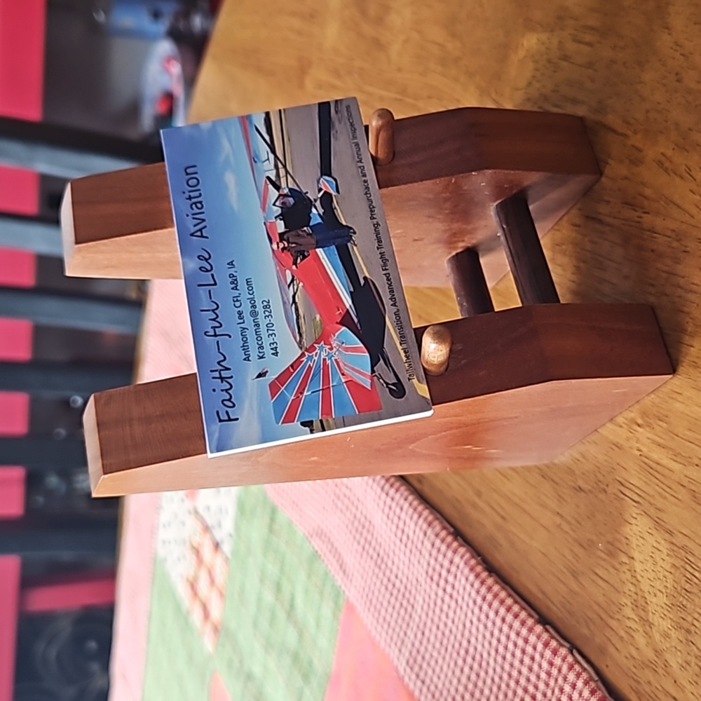 Business Card / Cell Phone Holder